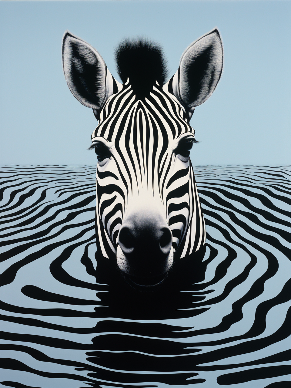 Zebra Stripes Diamond Art Kit