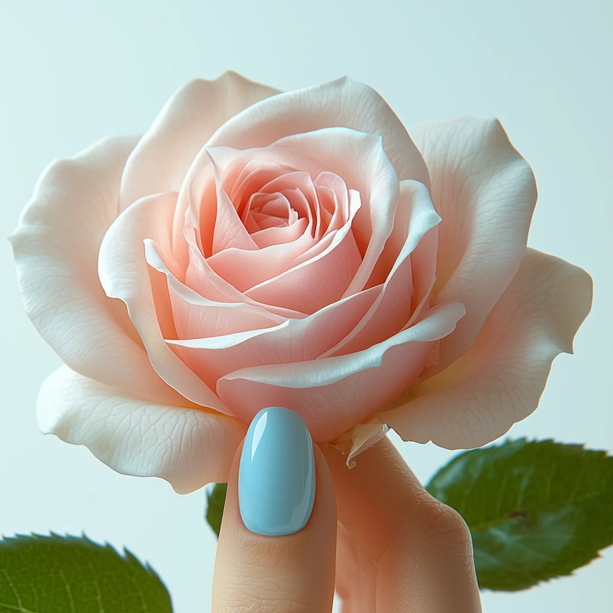 Blue Nail And Rose Diamond Art Kit