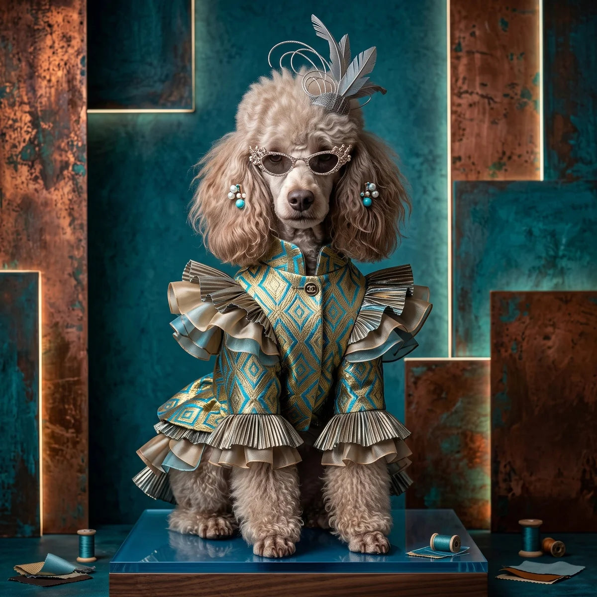 Styling French Poodle Diamond Art Kit