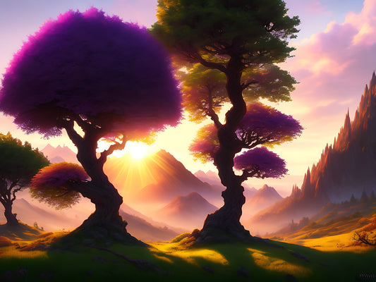 Fantasy Trees Diamond Art Kit