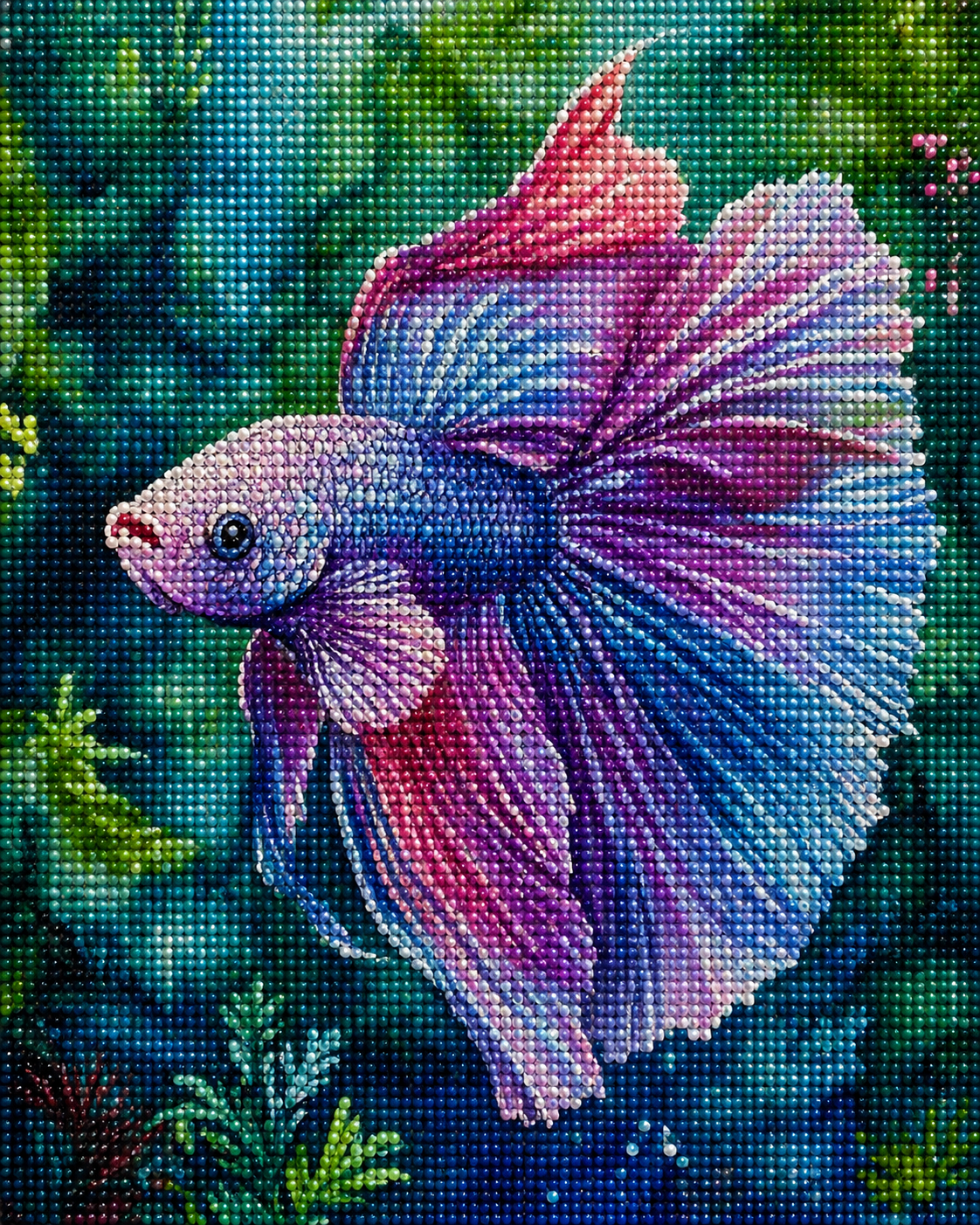 Abstract Background Betta Diamond Art Kit
