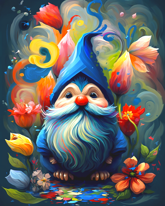 Abstract Beard Gnome Diamond Art Kit