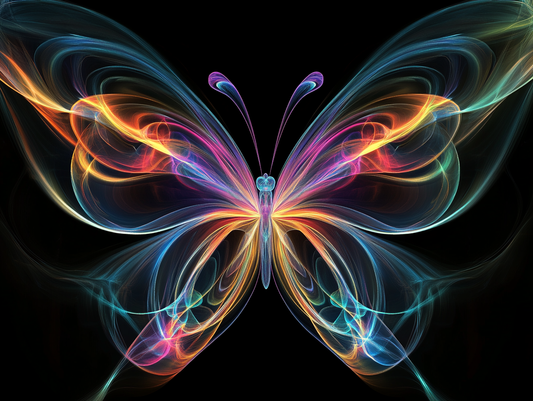 Abstract Butterfly Swirls Diamond Art Kit