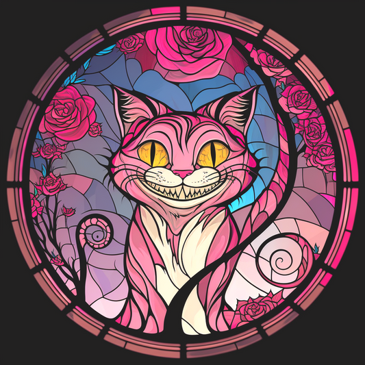 Abstract Cheshire Cat Diamond Art Kit
