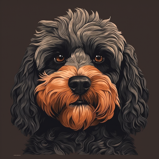 Abstract Cockapoo Diamond Art Kit