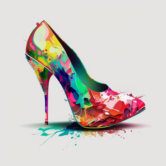 Abstract Colored Stiletto Diamond Art Kit