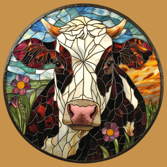 Abstract Cow Diamond Art Kit