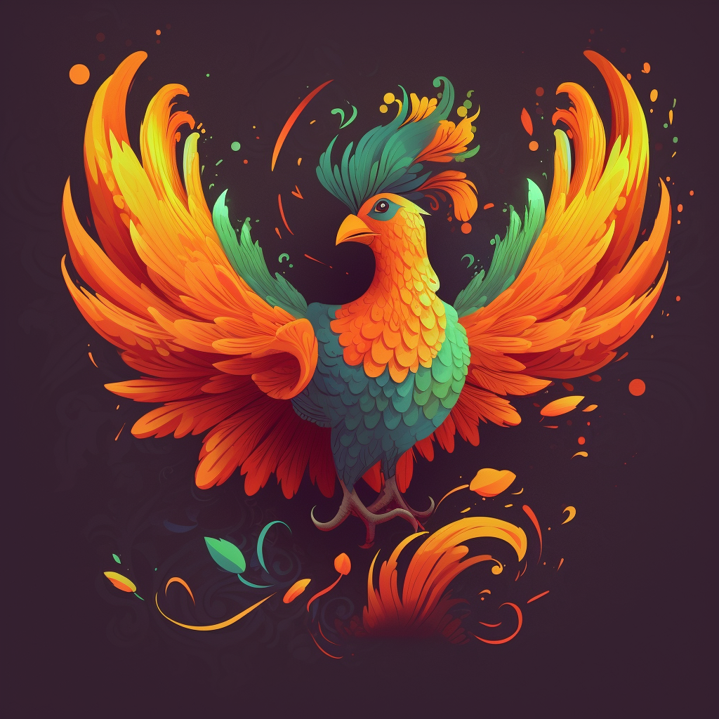 Abstract Fire Bird Diamond Art Kit