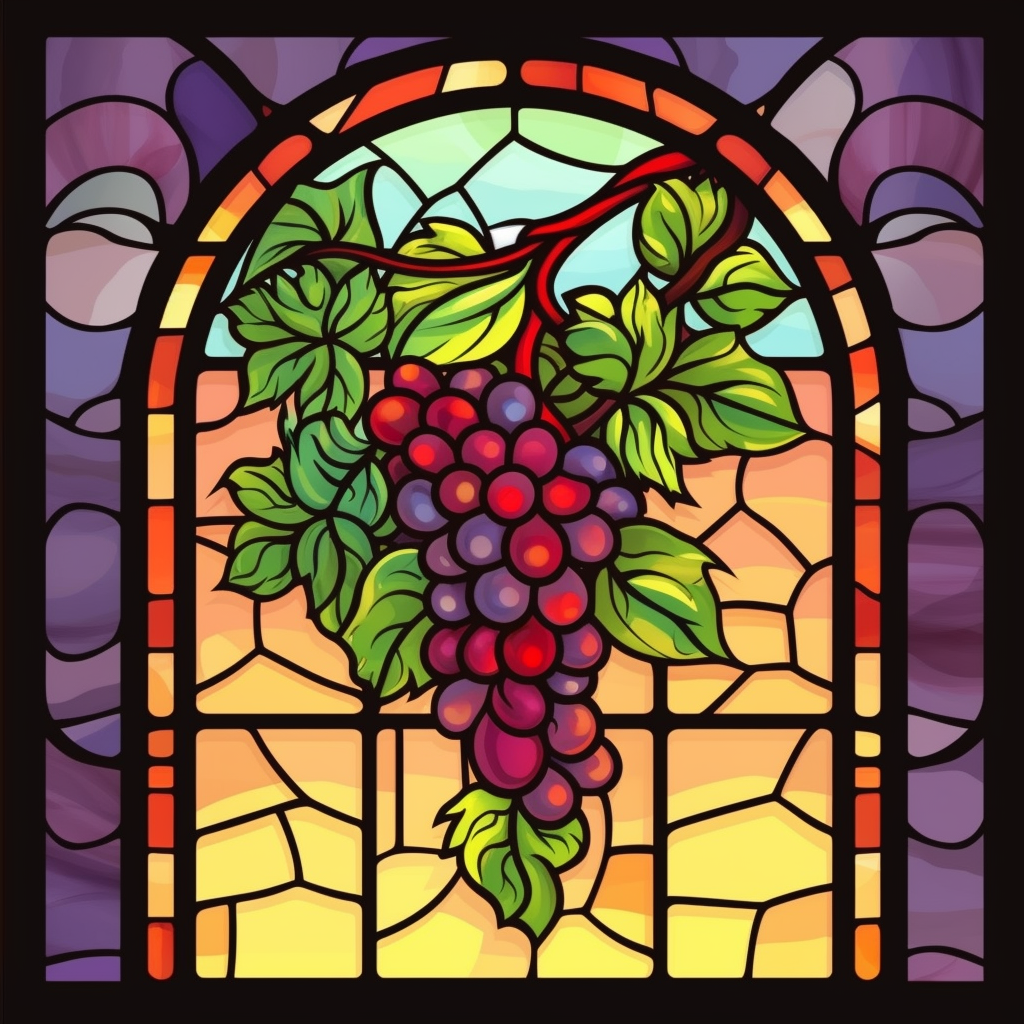 Abstract Grape Vines Diamond Art Kit