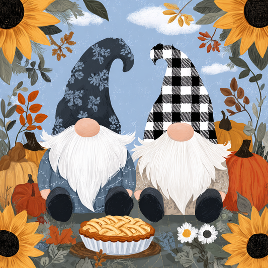 Abstract Hat Fall Gnomes Diamond Art Kit