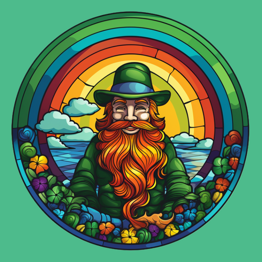 Abstract Irish Man Diamond Art Kit