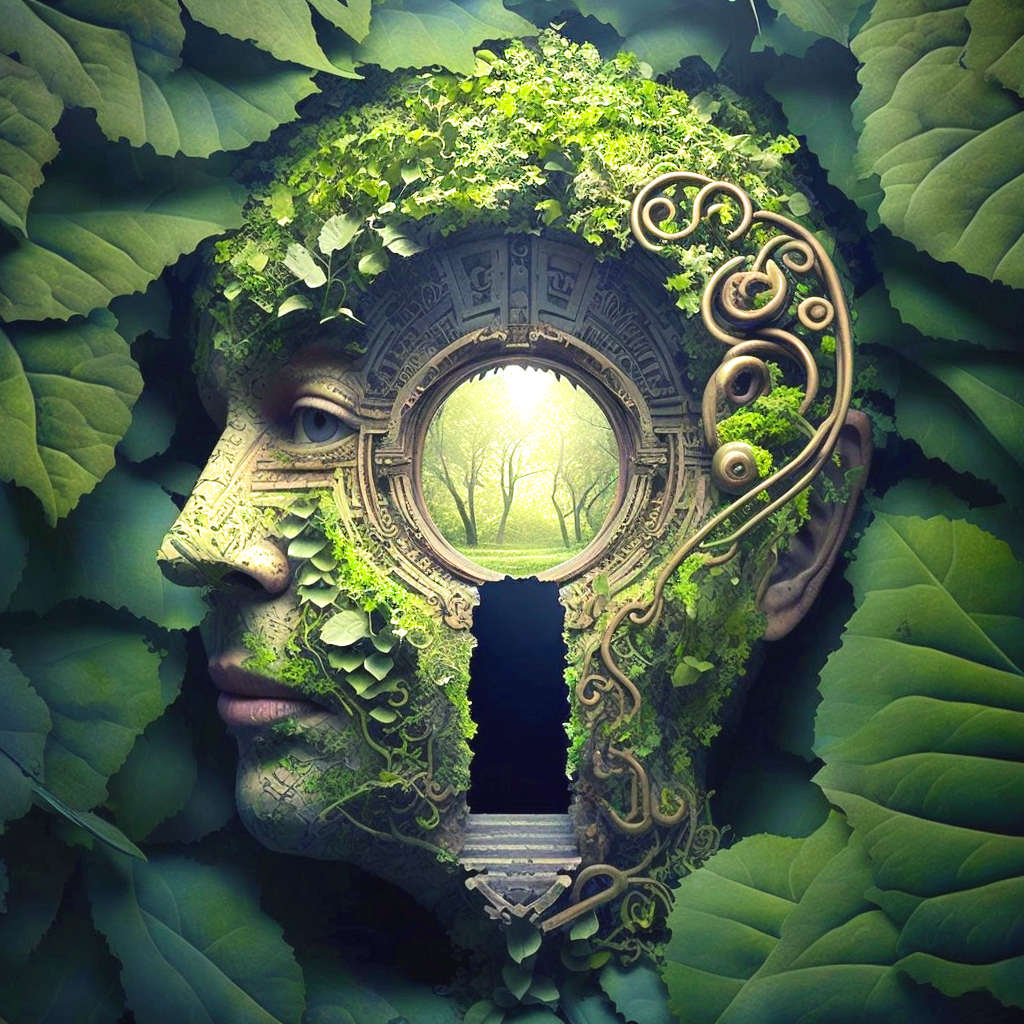Abstract Keyhole Mind Diamond Art Kit