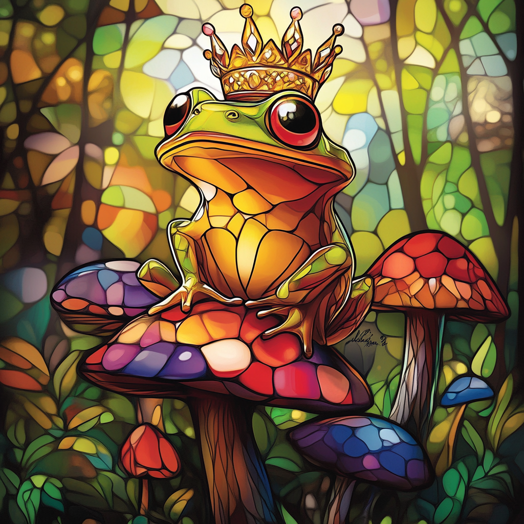 Abstract King Frog Diamond Art Kit