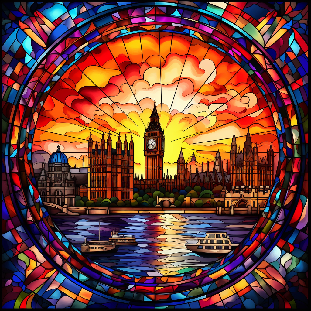 Abstract London Diamond Art Kit