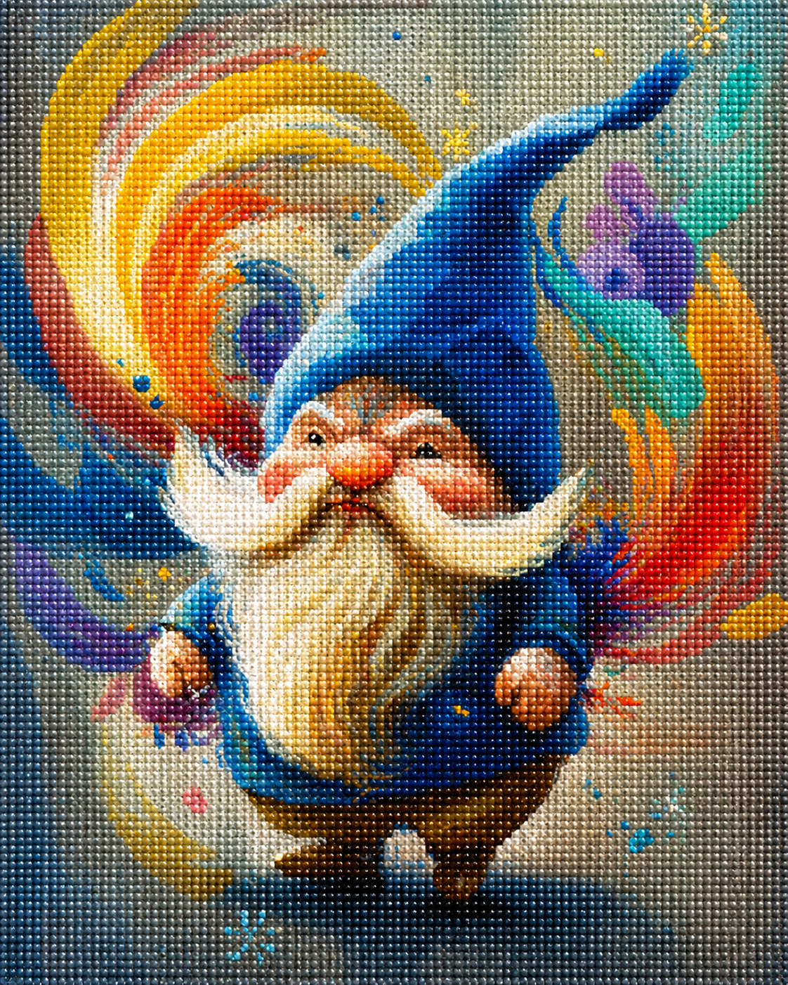 Abstract Mad Gnome Diamond Art Kit