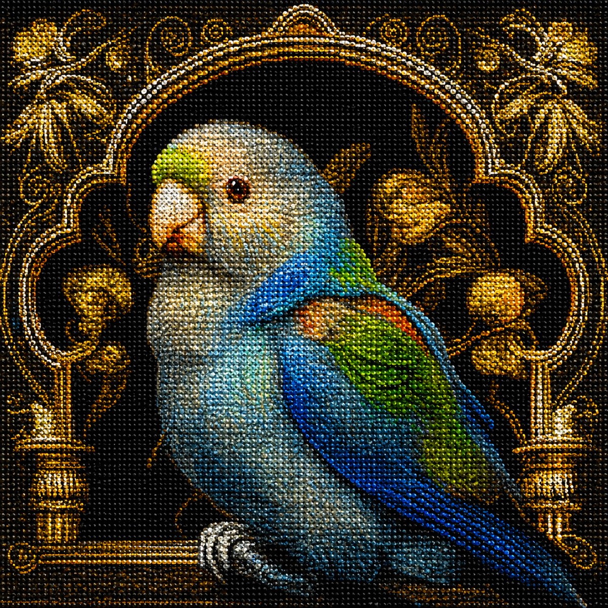 Baby Parrot Diamond Art Kit — diamond art kit canvas