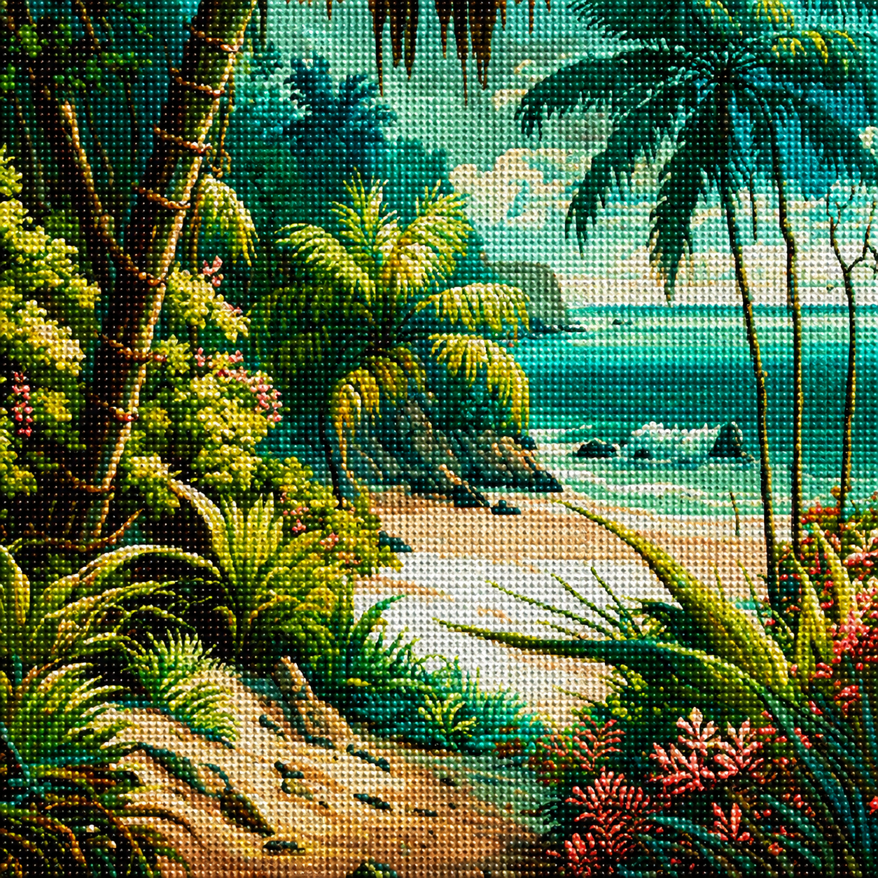 Beach Path Diamond Art Kit