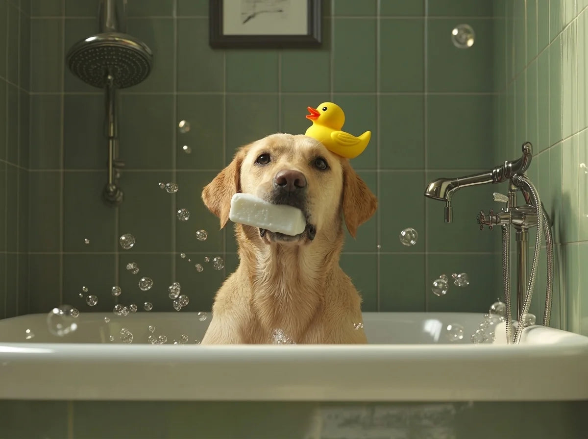 Bubble Bath Dog Diamond Art Kit