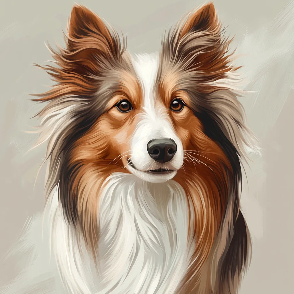 Intent Eyes Sheltie Diamond Art Kit