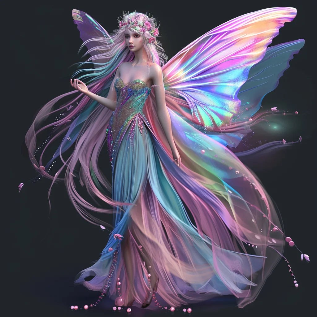 Iridescent Wing Fairy Diamond Art Kit