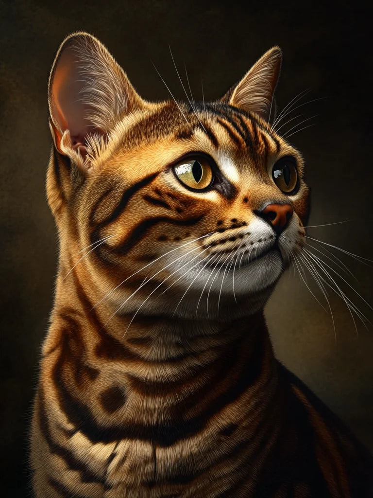 Brown Eyed Bengal Diamond Art Kit