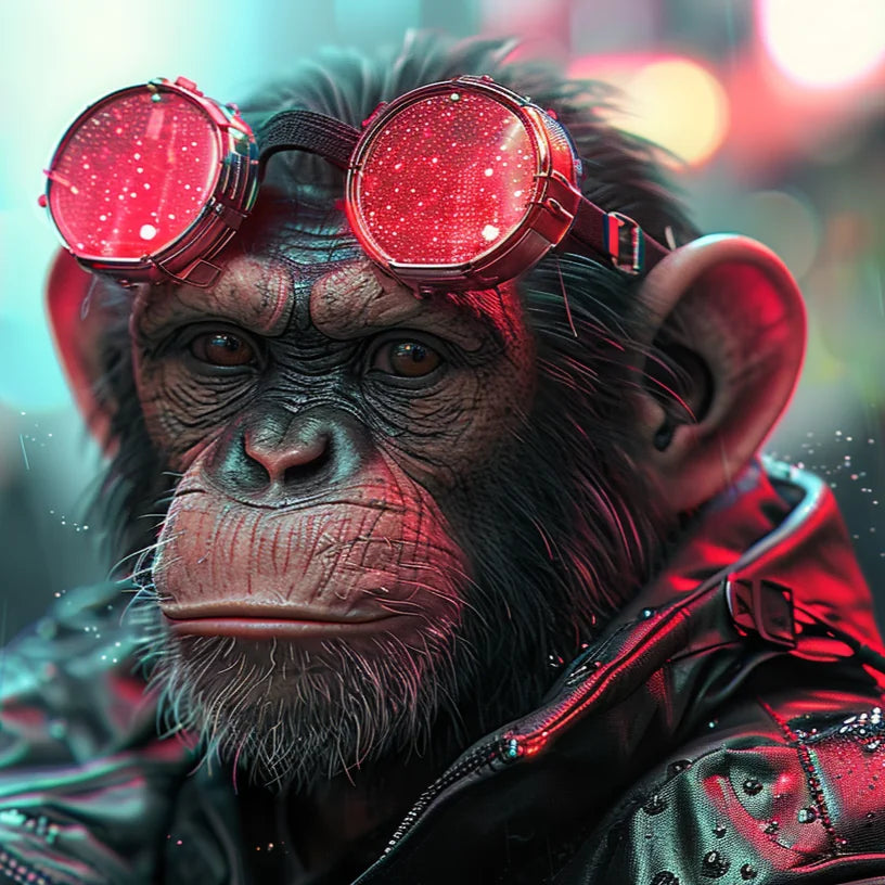 Cyberpunk Chimp Diamond Art Kit