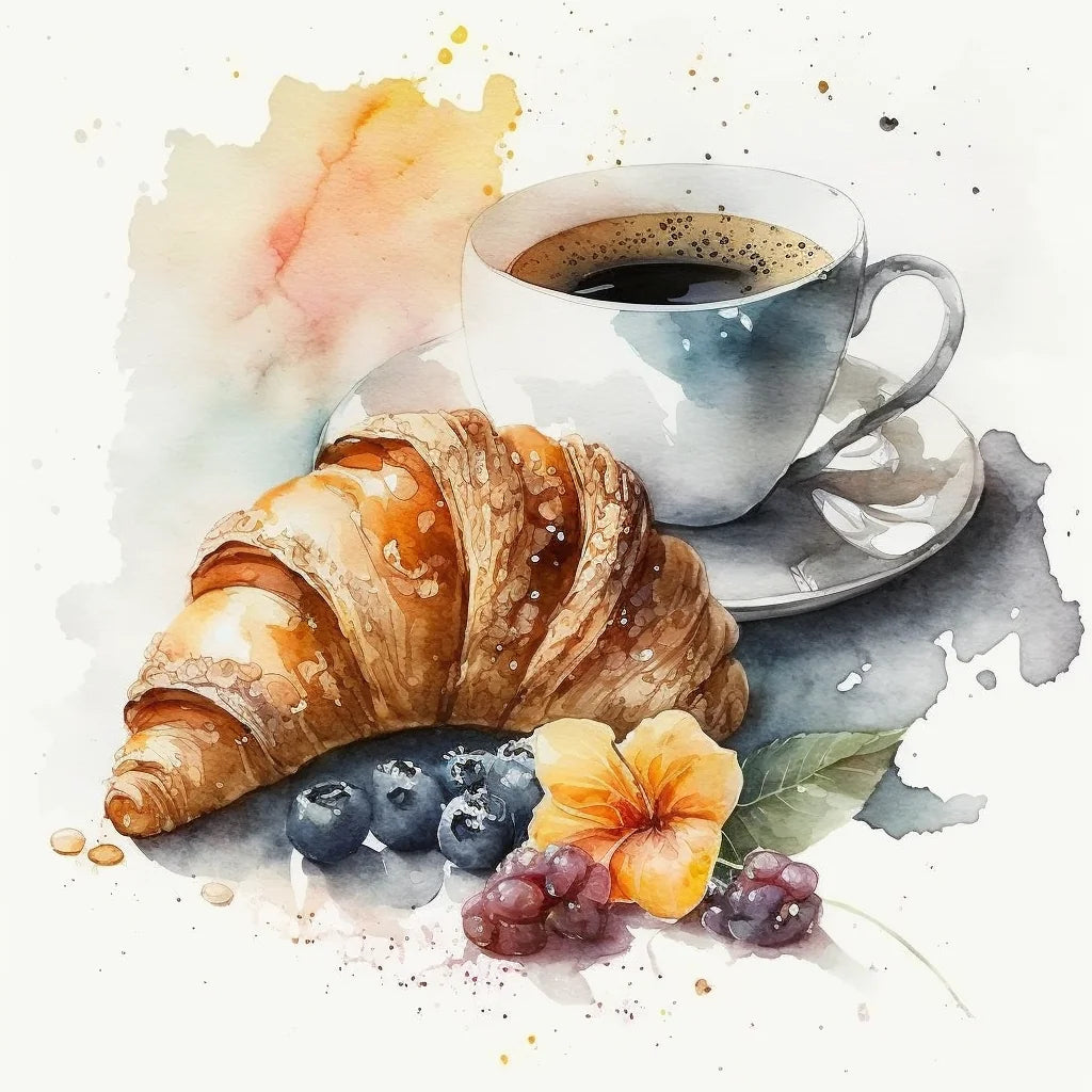 Crois Ant Fruit Watercolor Diamond Art Kit