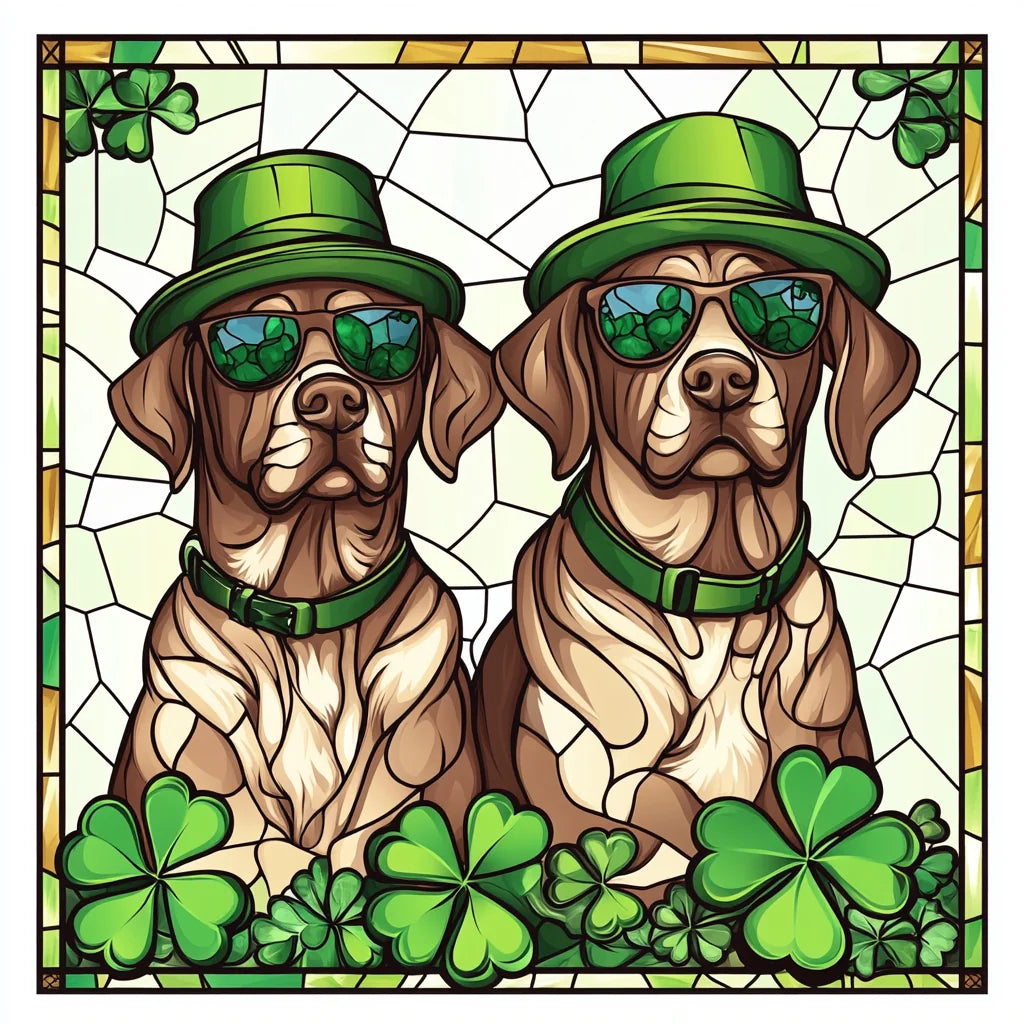 Two St Patrick Slabs Diamond Art Kit