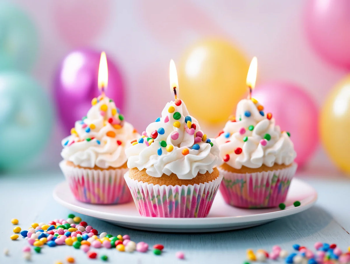 Three Confetti Cupcakes Diamond Art Kit