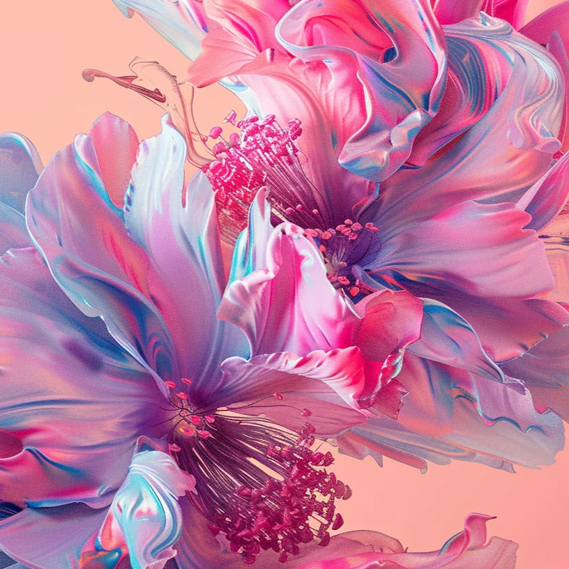 Swirling Flower Art Diamond Art Kit