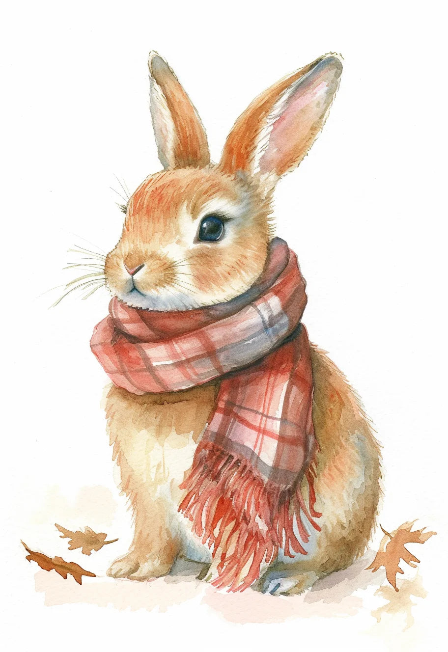 Winter Scarf Bunny Diamond Art Kit