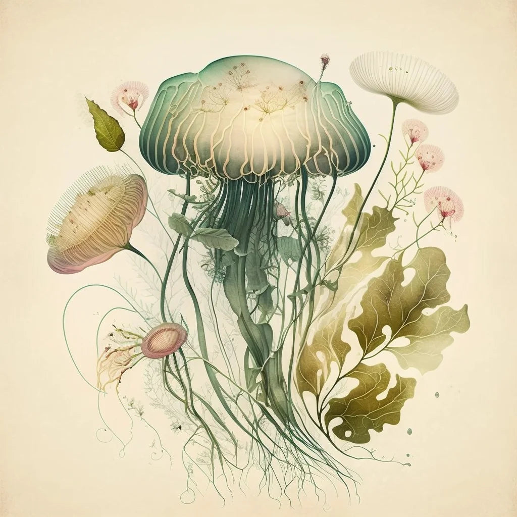 Green Jellyfish Diamond Art Kit