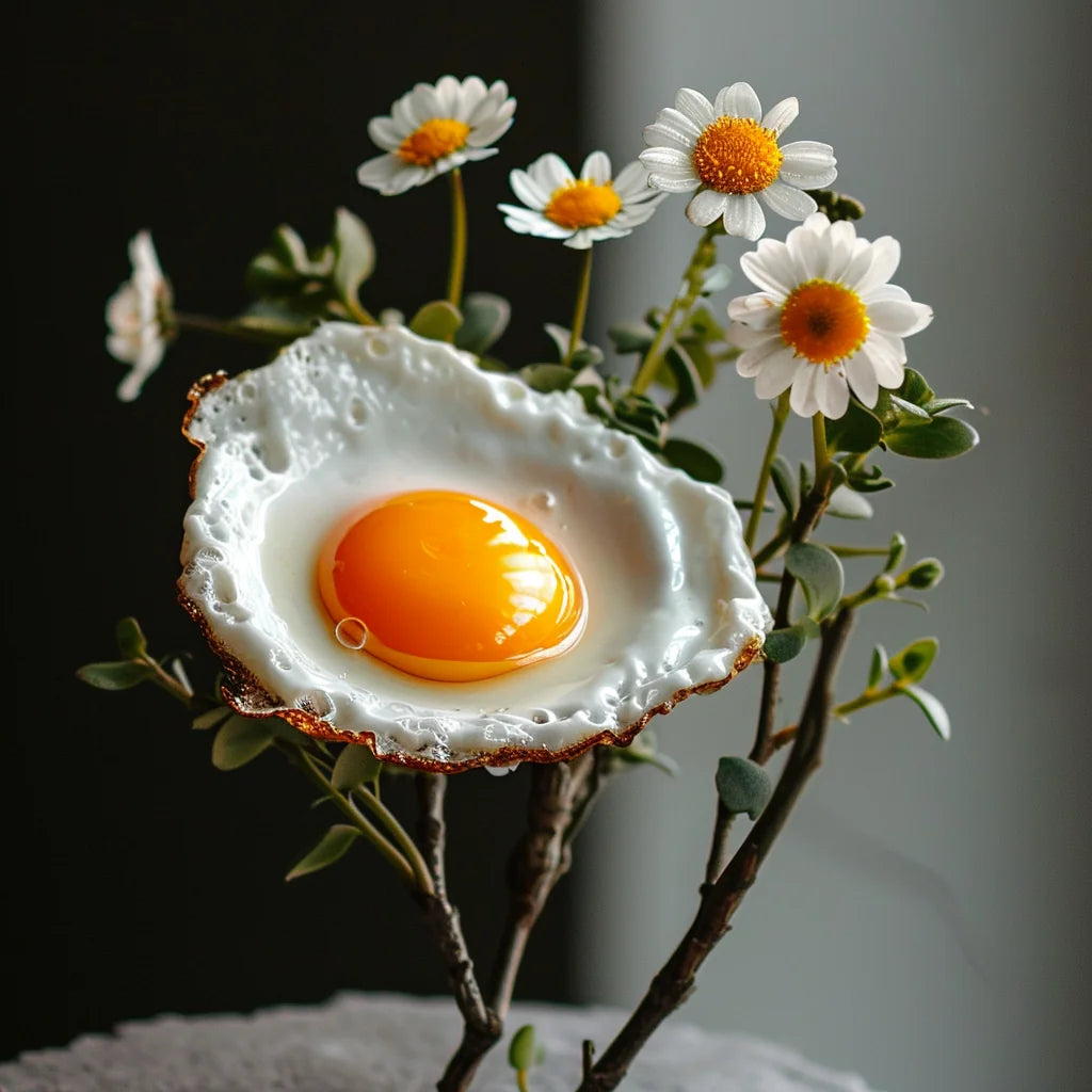 Fried Egg Flower Diamond Art Kit