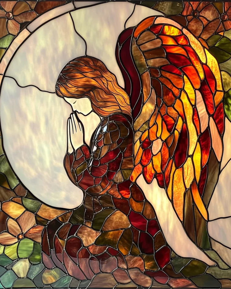 Abstract Praying Angel Art Diamond Art Kit