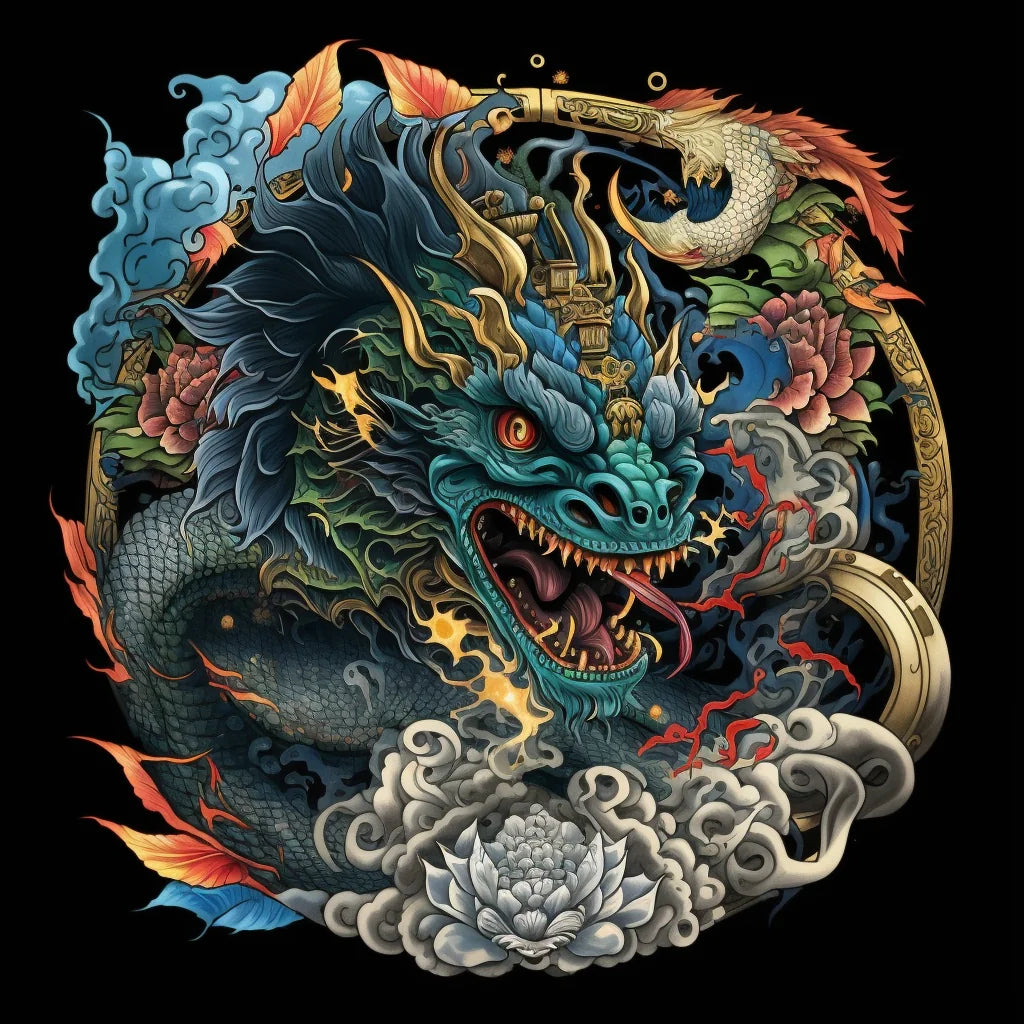 Dragon Art Abstract Diamond Art Kit