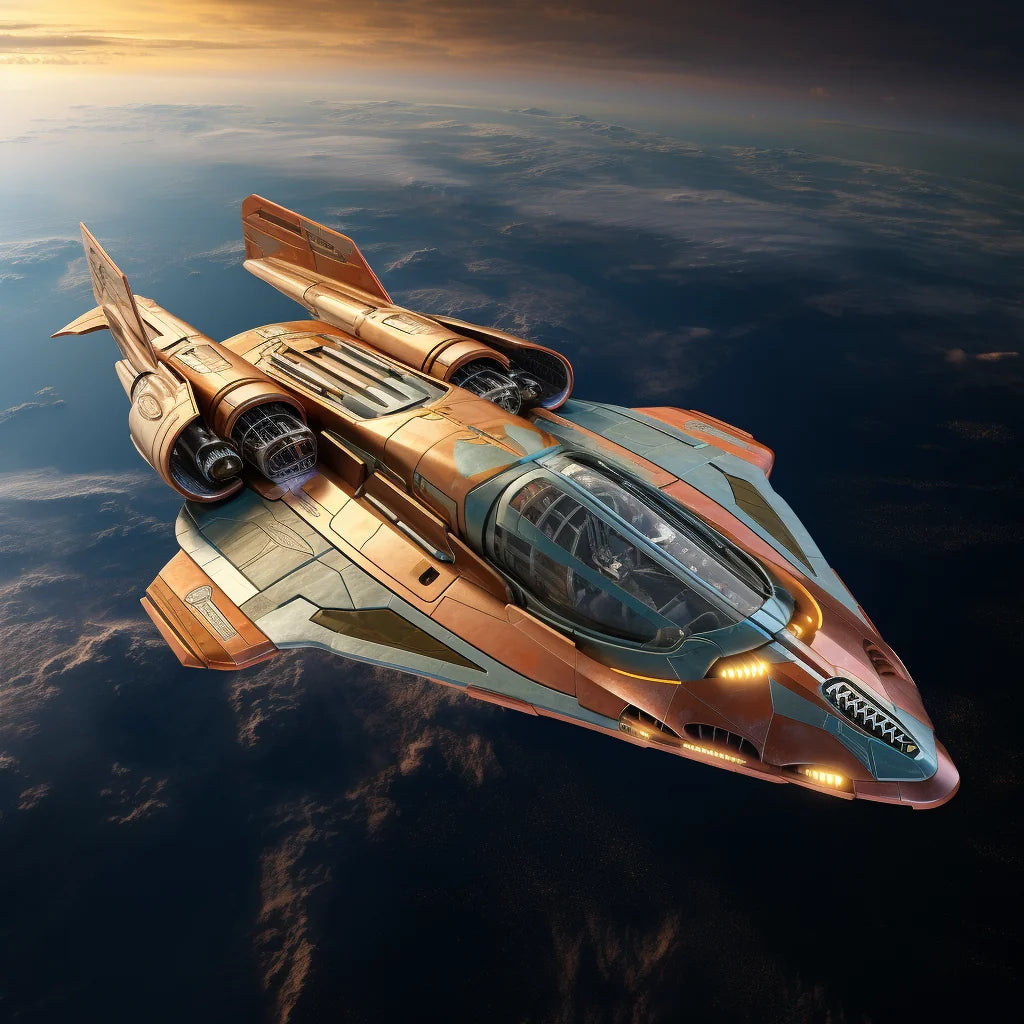 Flying Spaceship Diamond Art Kit