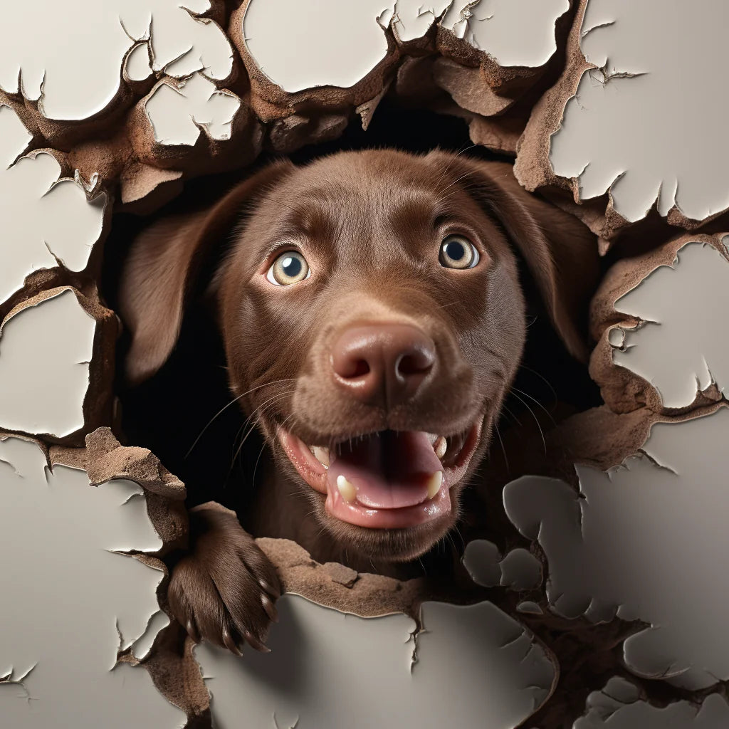 Dog In The Wall Diamond Art Kit