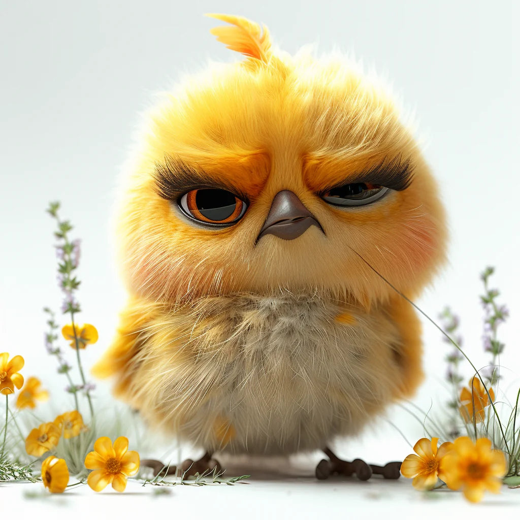 Angry Chick Diamond Art Kit