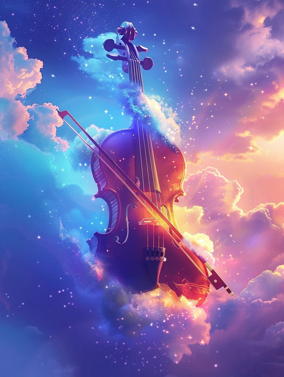 Heavenly Violin Diamond Art Kit