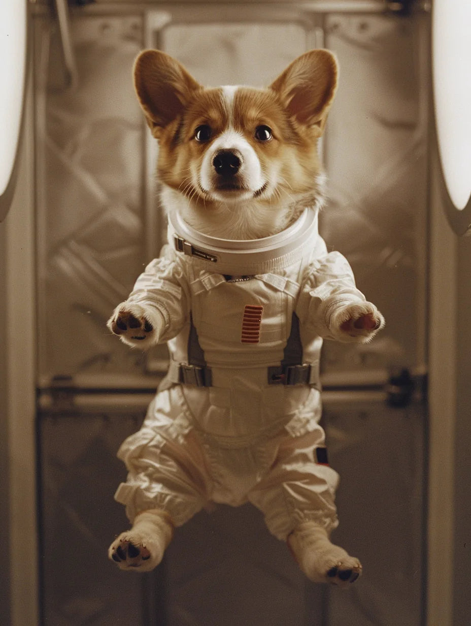 Astronaut Suit Corgi Diamond Art Kit