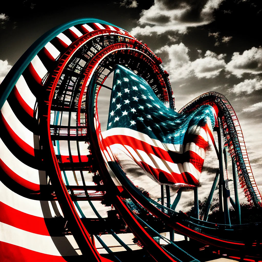 American Rollercoaster Diamond Art Kit