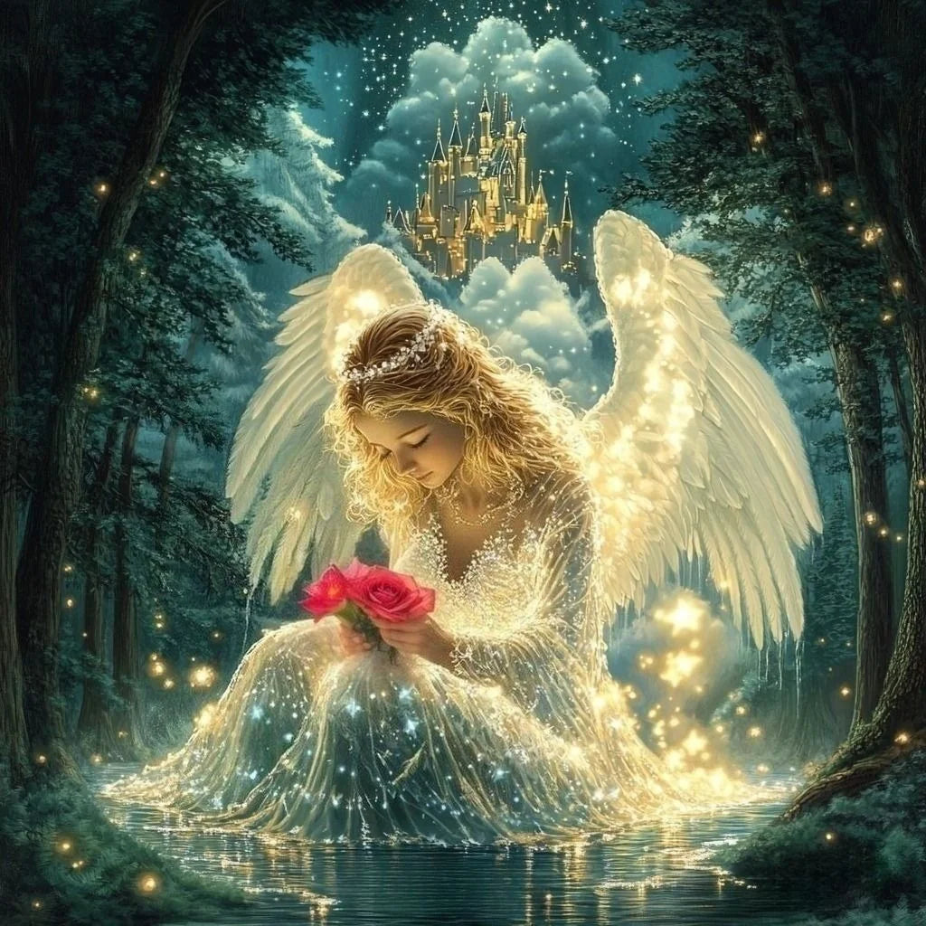 Glowing Angel Water Diamond Art Kit