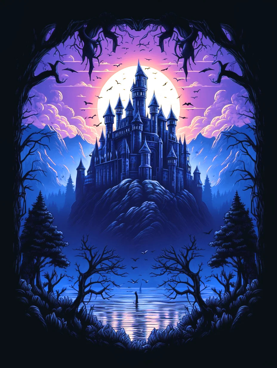 Haunted Castleisland Diamond Art Kit