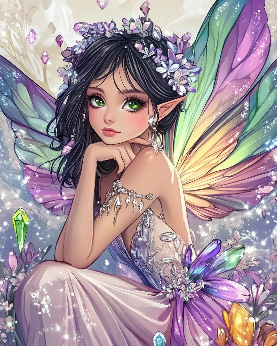 Crystal Butterfly Fairy Diamond Art Kit