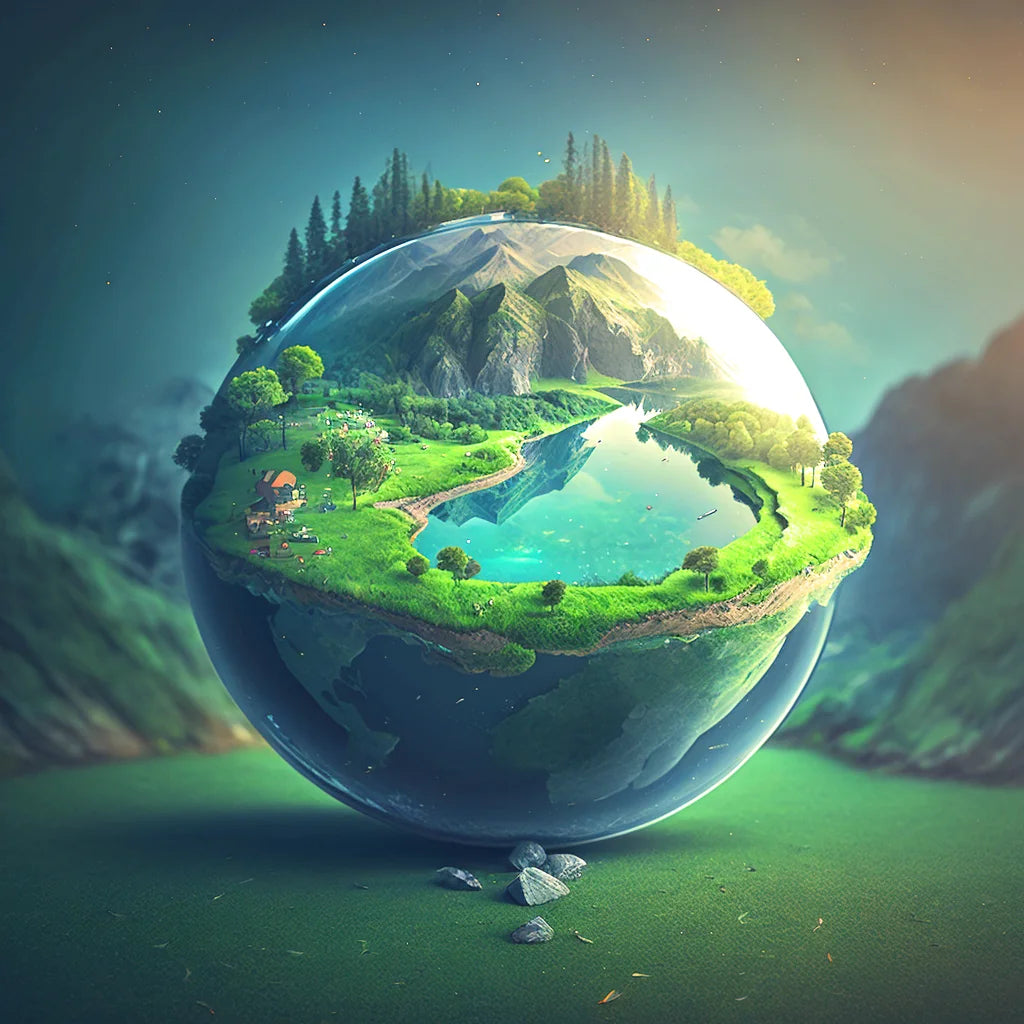 Lake Sphere Diamond Art Kit