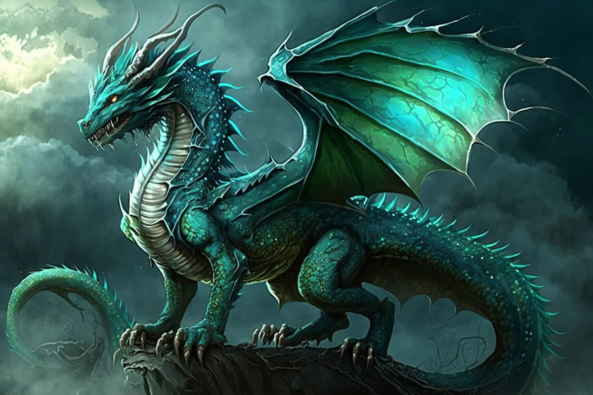 Green Dragon Diamond Art Kit
