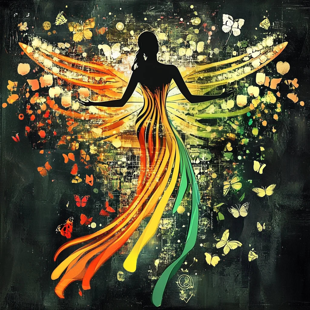 Light From Within Woman Silhouette Diamond Art Kit