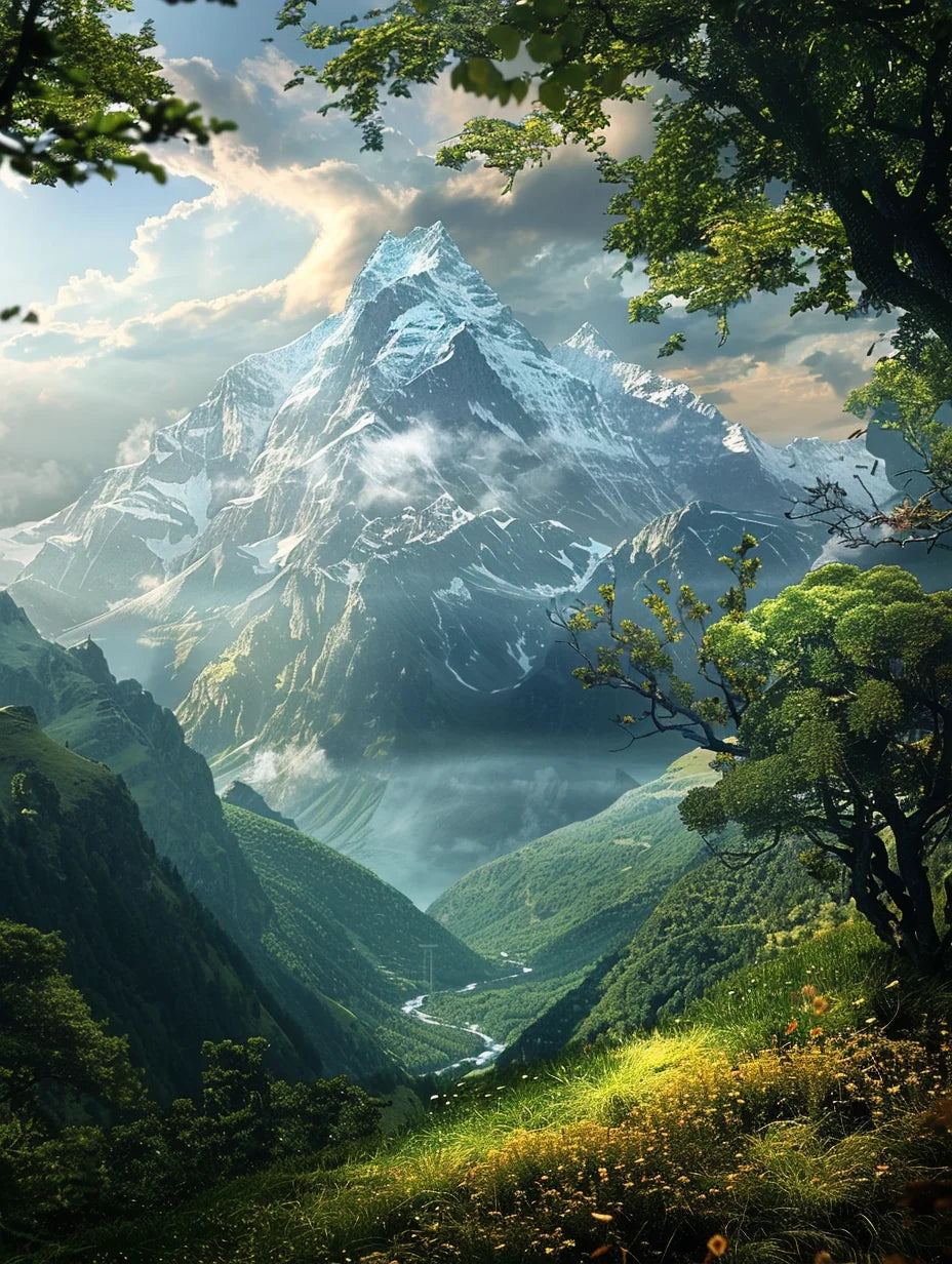 Stunning Mountain Diamond Art Kit