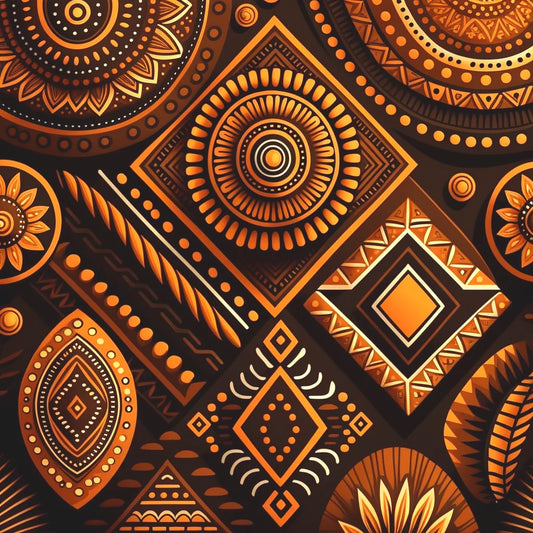 African Pattern Diamond Art Kit