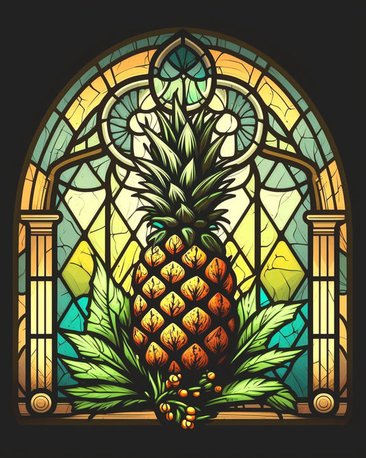 Abstract Pineapple Diamond Art Kit